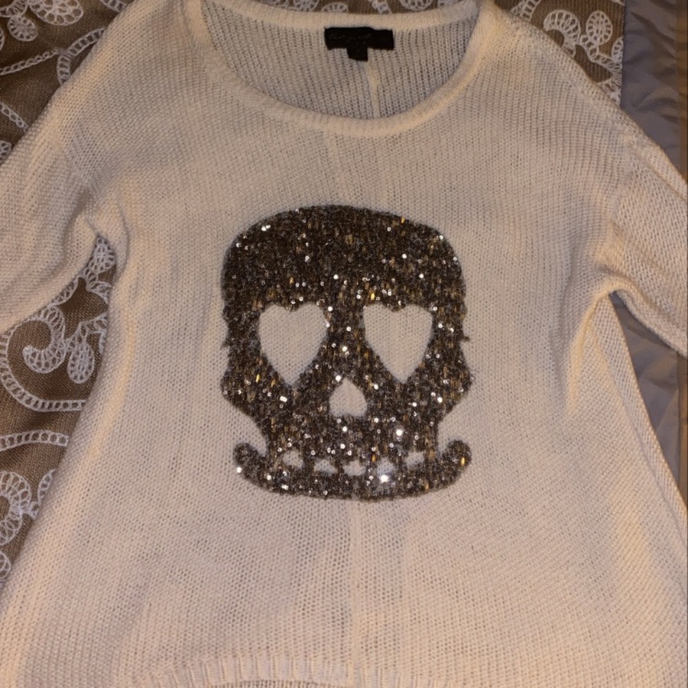 Women's skull sweater